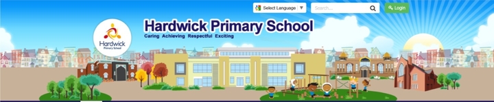 Cartoon describing Hardwick Primary School