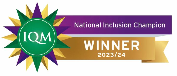 IQM National Inclusion Champion banner
