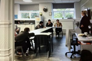 students in a classroom of Reach Academy