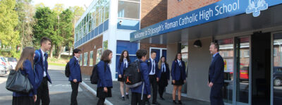 St Joseph's RC High School (St Joseph’s) is a Roman Catholic voluntary-aided comprehensive school under the trusteeship of the Salford Diocese 