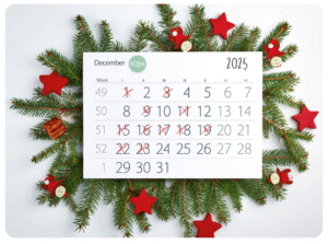 A very busy Christmas December calendar in schools 