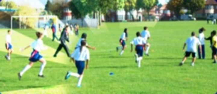 Enjoying a good game of football