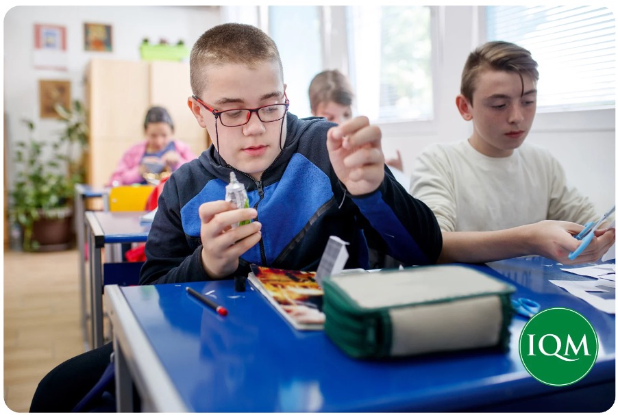 A pupil with MLD enjoying an extra curricular club in school